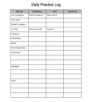 Practice Log